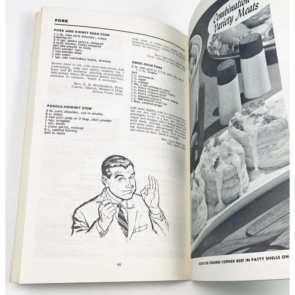 VTG Favorite Recipes of The Southwest Meats Edition & Let's Cook Fish Cookbooks